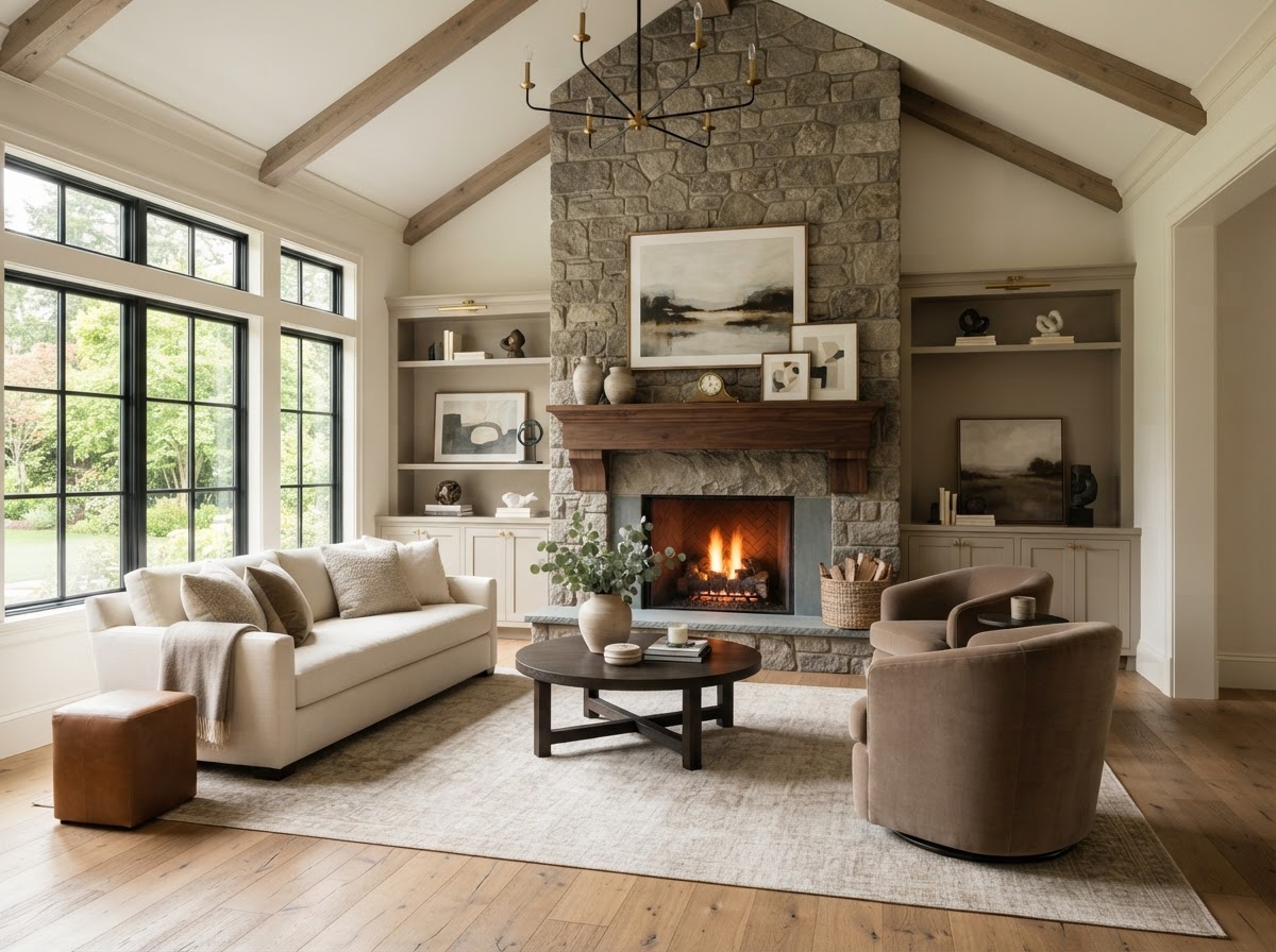 Fireplace Living Room Remodel — Interior Remodel